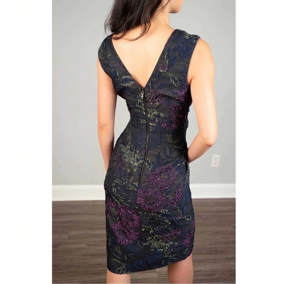 Alberto Makali V-Neck Cocktail Dress Style 56806 Size XSMALL - Picture 5 of 14